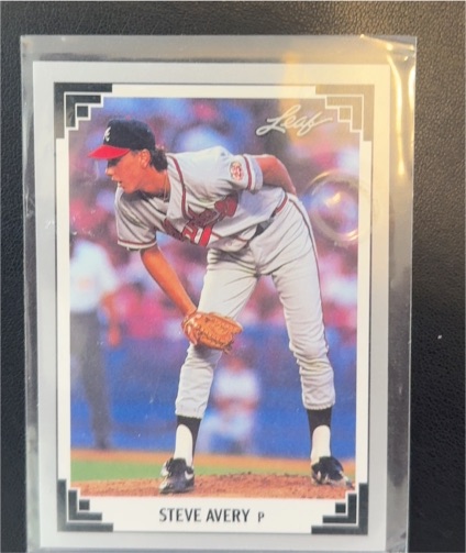 1991 Leaf #510 Steve Avery — front