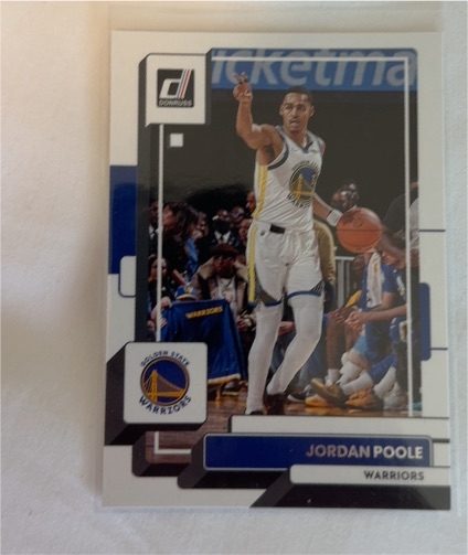 2022-23 Panini Donruss #120 Jordan Poole — front
