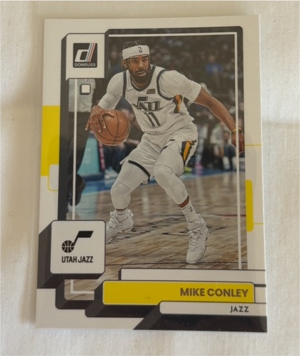 2022-23 Panini Donruss #112 Mike Conley Utah Jazz — front