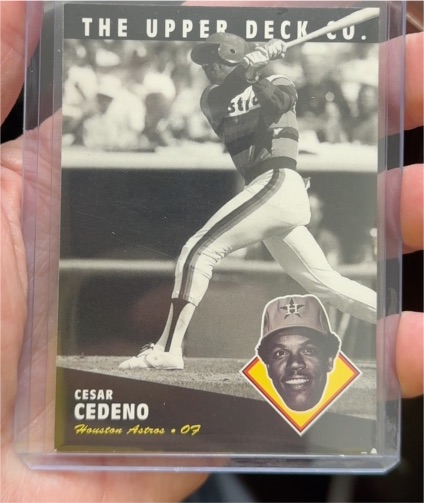 1994 Upper Deck All-Time Heroes #89 Cesar Cedeno — front