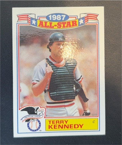 1987 Topps All-Star #9 Terry Kennedy Baltimore Orioles — front