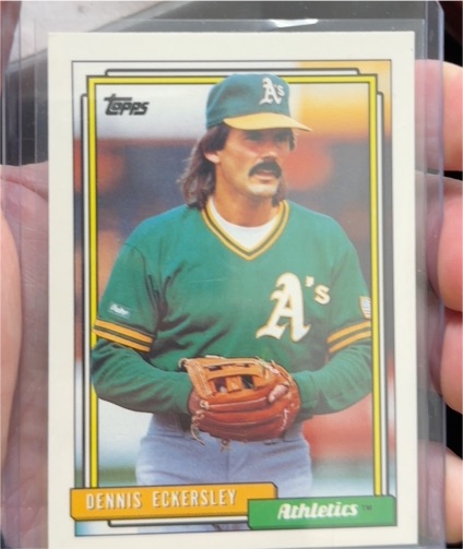 1992 Topps #738 Dennis Eckersley — front