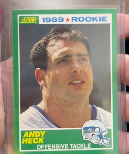 1989 Score #271 Andy Heck — front
