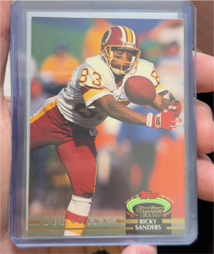 1992 Topps Stadium Club #223 Ricky Sanders — front