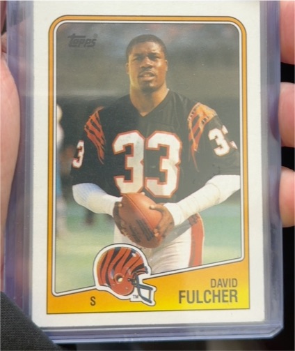 1988 Topps #349 David Fulcher — front