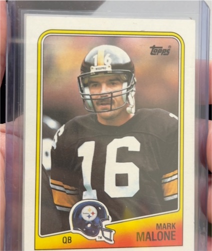 1988 Topps #163 Mark Malone — front