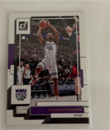 2022-23 Panini Donruss #140 Harrison Barnes Sacramento Kings — front