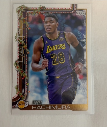 2025-26 Topps Holiday #H123 Rui Hachimura — front