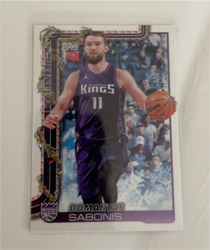 2025-26 Topps Holiday #H134 Domantas Sabonis — front