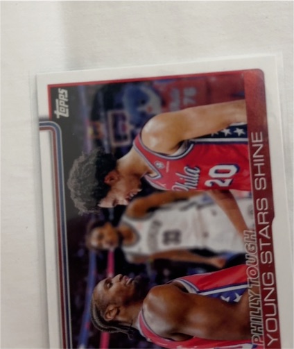 2025-26 Topps #275 Philly Tough: Young Stars Shine Jared McCain — front