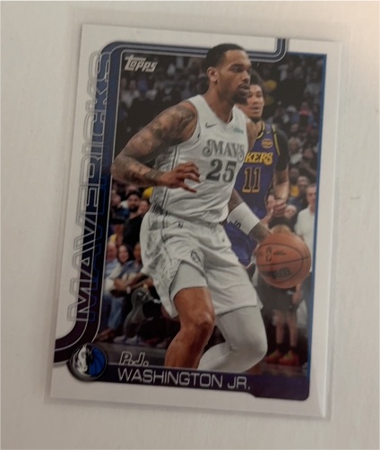 2025-26 Topps #173 P.J. Washington Jr. — front