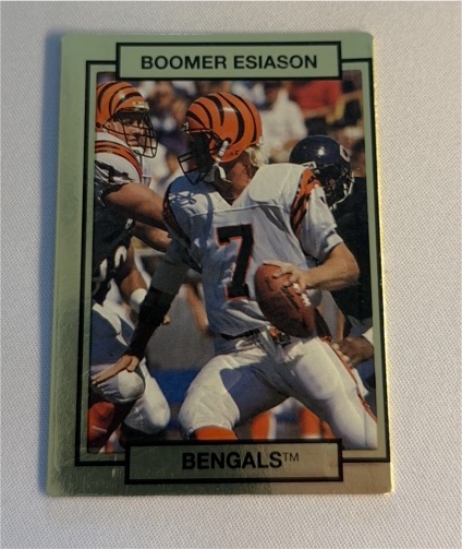 1990 Action Packed #33 Boomer Esiason — front