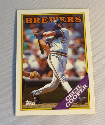 1988 Topps #769 Cecil Cooper — front