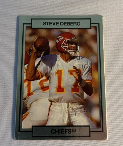 1990 Action Packed #112 Steve DeBerg — front