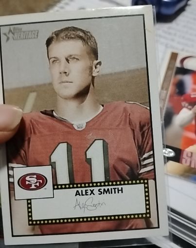 2006 Topps Heritage #285 Alex Smith — front