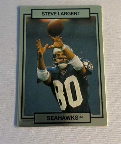 1990 Action Packed #254 Steve Largent — front
