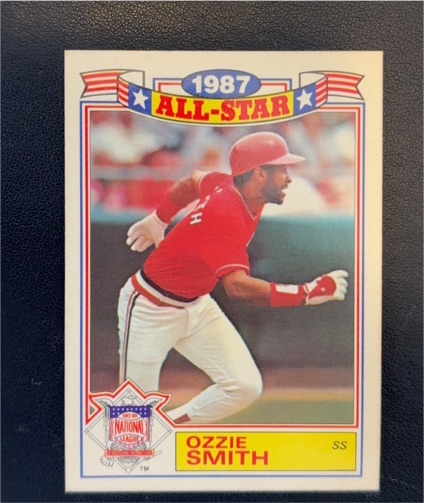 1988 Topps 1987 All-Star Game Commemorative Set #16 Ozzie Smith — front