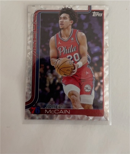 2025-26 Topps #24 Jared McCain Diamante — front