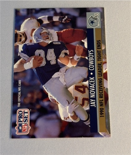 1991 Pro Set #12 Jay Novacek Dallas Cowboys — front