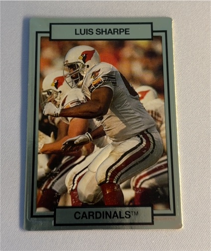 1990 Action Packed #217 Luis Sharpe Cardinals — front