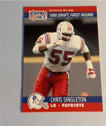 1990 Pro Set #676 Chris Singleton — front