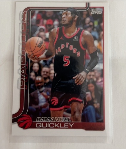 2025-26 Topps #32 Immanuel Quickley — front