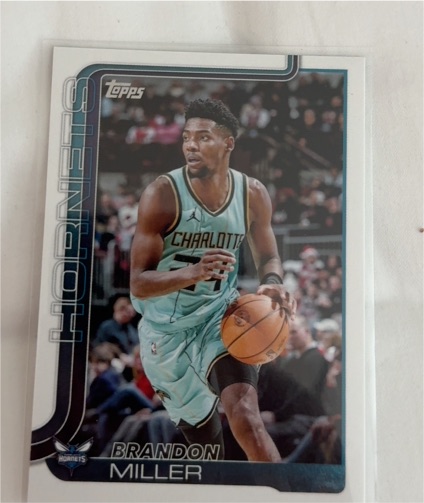 2025-26 Topps #68 Brandon Miller — front