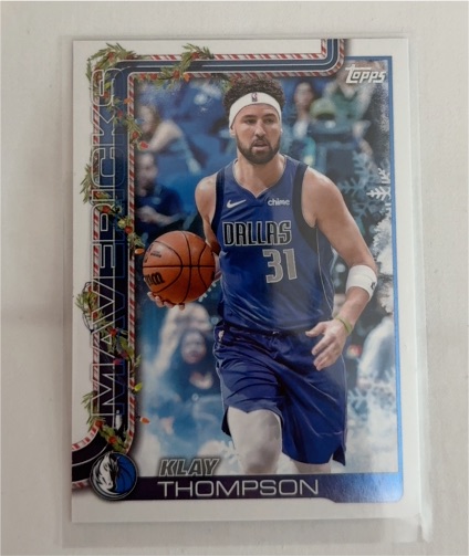 2025-26 Topps Holiday #H137 Klay Thompson — front