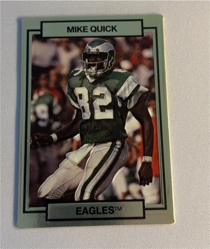 1990 Action Packed #208 Mike Quick Philadelphia Eagles — front