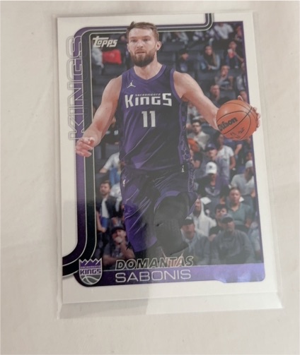 2025-26 Topps #167 Domantas Sabonis — front