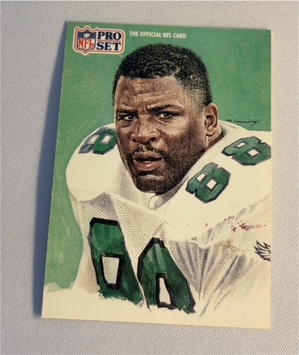 1991 Pro Set #386 Keith Jackson Philadelphia Eagles — front