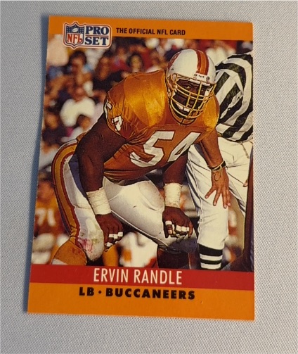 1990 Pro Set #315 Ervin Randle — front