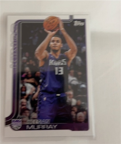 2025-26 Topps Basketball #166 Keegan Murray — front