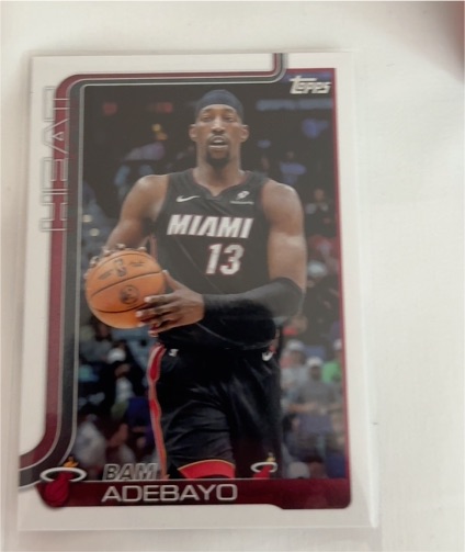 2025-26 Topps #75 Bam Adebayo — front
