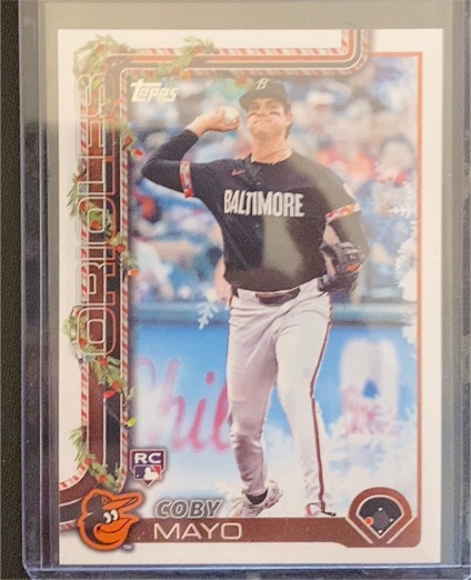 2025 Topps Holiday #H118 Coby Mayo — front