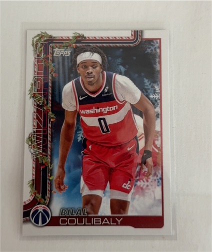 2025-26 Topps Holiday #H74 Bilal Coulibaly — front