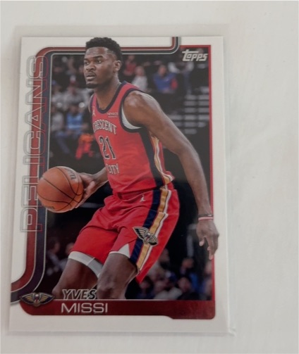 2025-26 Topps Basketball #191 Yves Missi — front