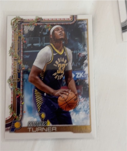 2025-26 Topps Holiday #H40 Myles Turner — front