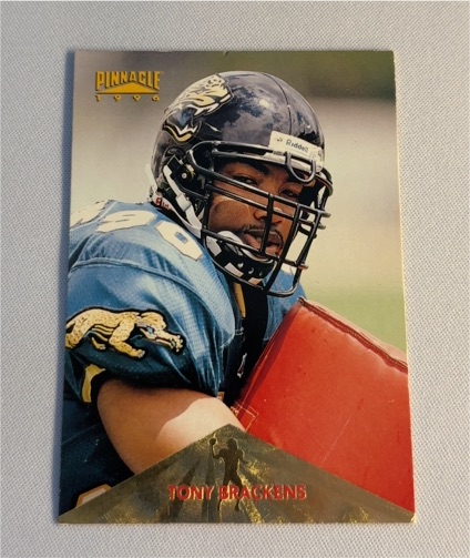 1996 Pinnacle #168 Tony Brackens — front