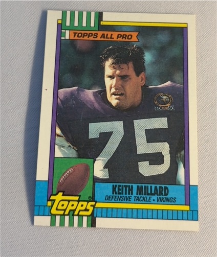 1990 Topps #109 Keith Millard — front