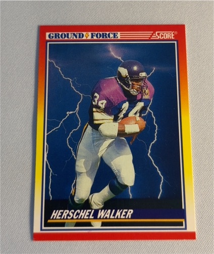 1990 Score Ground Force #561 Herschel Walker — front