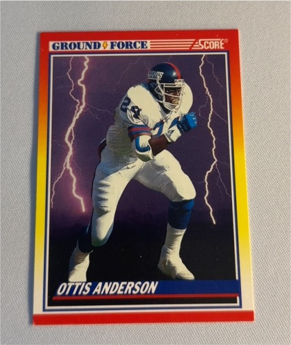 1990 Score #562 Ottis Anderson Ground Force — front