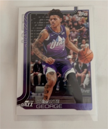 2025-26 Topps #131 Keyonte George — front