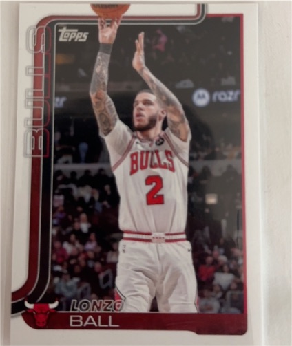 2025-26 Topps #39 Lonzo Ball — front