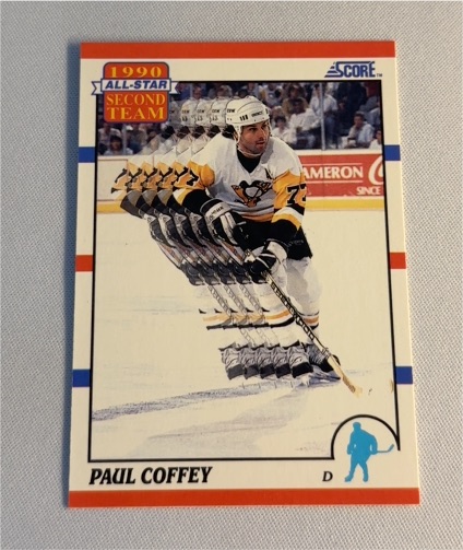 1990-91 Score #319 Paul Coffey — front
