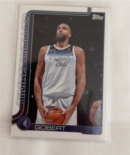 2025-26 Topps Basketball #111 Rudy Gobert — front