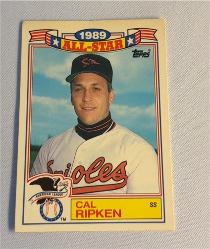 1989 Topps All-Star #16 Cal Ripken — front