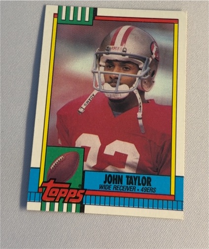 1990 Topps #10 John Taylor — front