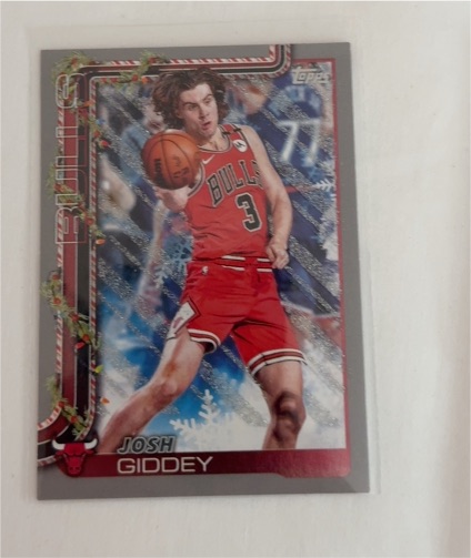 2025-26 Topps Holiday #H28 Josh Giddey — front