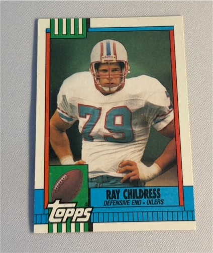 1990 Topps #218 Ray Childress — front